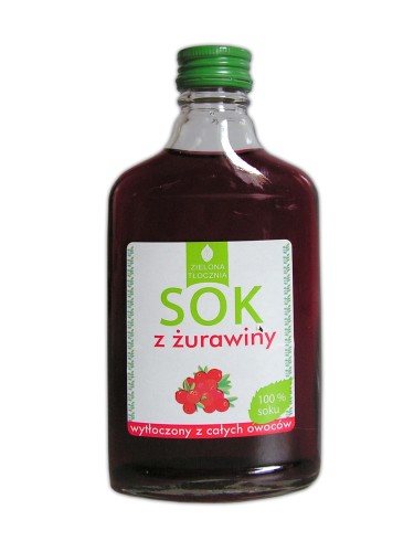 Sok z żurawiny