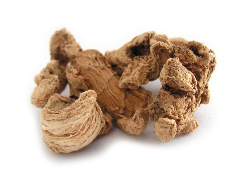 Suszone kłącze imbiru