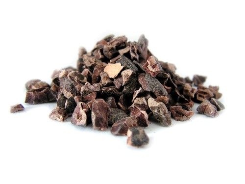 Kruszone ziarno kakaowca