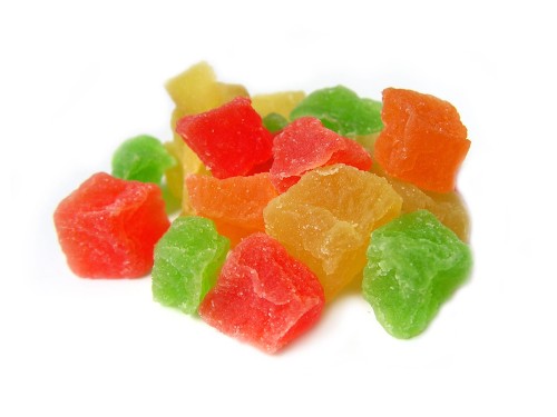 Kandyzowane owoce melonowca