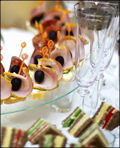 Koreczki i zakąski do alkoholu